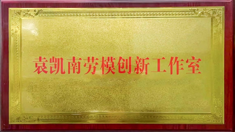 雙項省市級榮譽加持！ “袁凱南勞模創(chuàng)新工作室”掛牌成立
